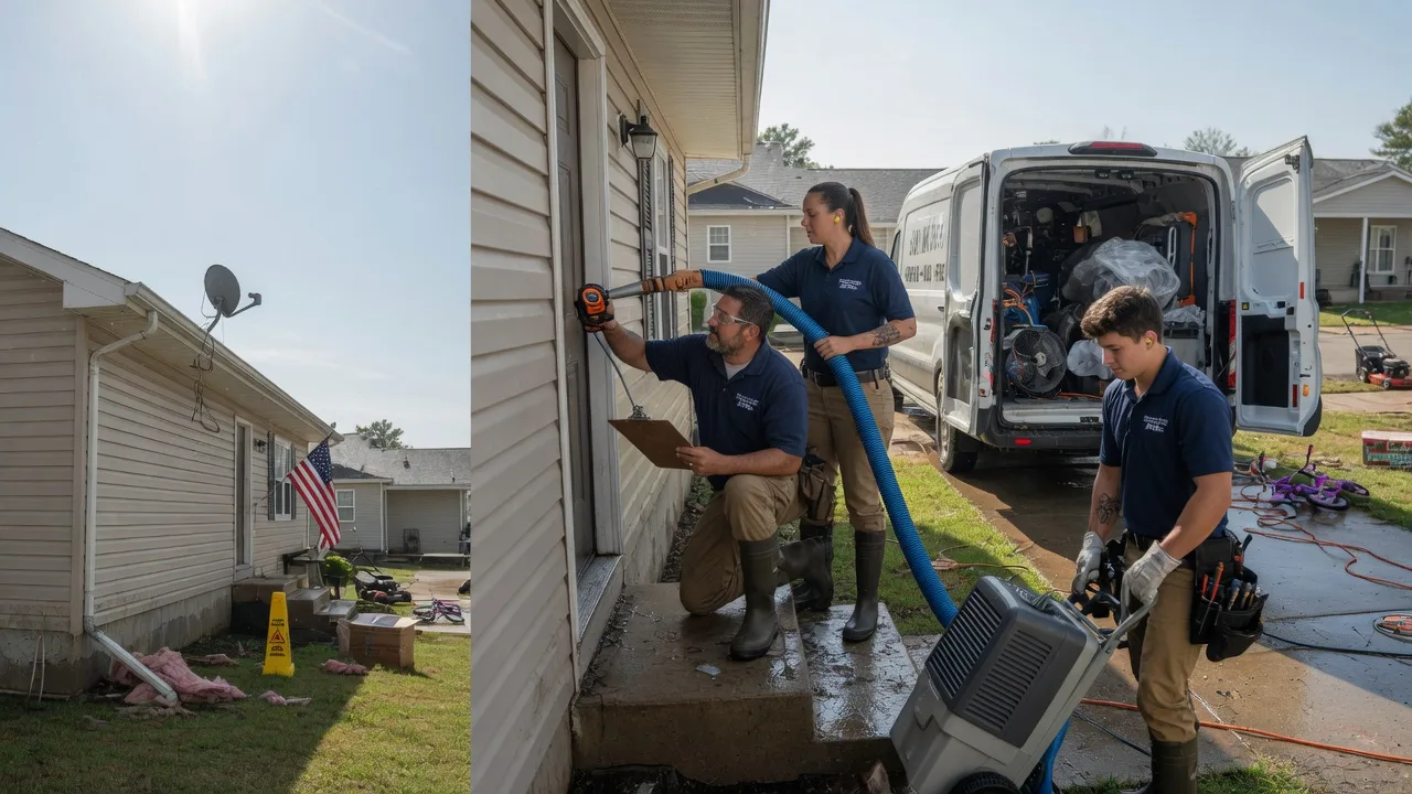Ceiling Water Damage Restoration in Ora, IN near me